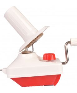 Infinity Hearts Krydsnøgleapparat til Garn Rød/Hvid 20x9,5x20cm