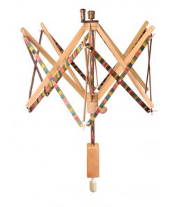 KnitPro Signature Garnvinde Birk Natur/Print Ø48cm 71cm